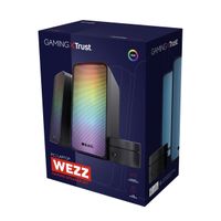 Miniatura 9 de ALTAVOCES 2.0 TRUST 2.0 WEZZ RGB 6W RMS 12W MAX USB COLOR NEGRO 24587