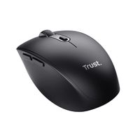 Miniatura 3 de MOUSE TRUST WIRELESS Y BLUETOOTH OZAA 24819 NEGRO RECARGABLE- SENSOR OPTICO - 6 BOTONES - 800/1600/3200DPI - RECEPTOR USB-A/USB-C