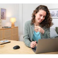 Miniatura 7 de MOUSE TRUST WIRELESS Y BLUETOOTH OZAA 24819 NEGRO RECARGABLE- SENSOR OPTICO - 6 BOTONES - 800/1600/3200DPI - RECEPTOR USB-A/USB-C