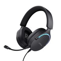 Miniatura 3 de HEADSET TRUST GAMING GXT 490 NEGRO FAYZO 24900 USB 7.1 MICROFONO DESMONTABLE Y FLEXIBLE ILUMINACION RGB AURICULARES GIRATORIOS