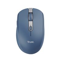 Miniatura 4 de MOUSE TRUST WIRELESS Y BLUETOOTH OZAA 24934 AZUL RECARGABLE- SENSOR OPTICO - 6 BOTONES - 800/1600/3200DPI - RECEPTOR USB-A/USB-C