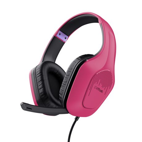 HEADSET TRUST GAMING GXT 415P ZIROX LIGEROS, MICROFONO PLEGABLE, PINK 24992 - Imagen 2 de 6 HEADSET TRUST GAMING GXT 415P ZIROX LIGEROS, MICROFONO PLEGABLE, PINK 24992 - Imagen 2 de 6