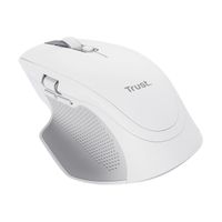 Miniatura 3 de MOUSE TRUST WIRELESS Y BLUETOOTH OZAA+ 24935 BLANCO MULTIDESPOSITIVO RECARGABLE- SENSOR OPTICO - 6 BOTONES - 800/1600/3200DPI - RECEPTOR USB-A/USB-C
