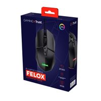 Miniatura 7 de MOUSE TRUST GAMING RGB GXT 109 FELOX ILUMINACION LED 6 BOTONES NEGRO 25036
