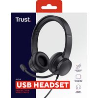 Miniatura 8 de HEADSET TRUST AYDA 25088 USB MICROFONO PLEGABLE DIADEMA AJUSTABLE