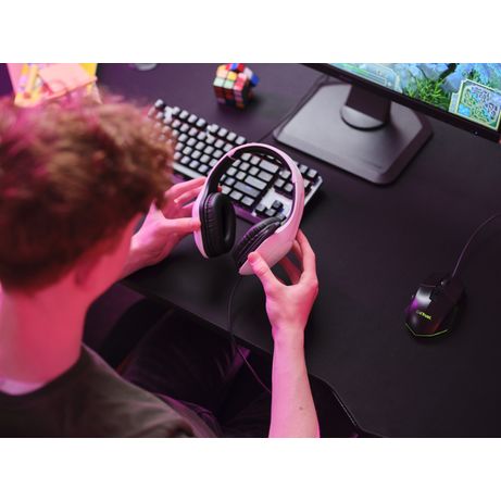 HEADSET TRUST GAMING GXT 415W ZIROX LIGEROS, MICROFONO PLEGABLE, BLANCOS 25147 - Imagen 9 de 10 HEADSET TRUST GAMING GXT 415W ZIROX LIGEROS, MICROFONO PLEGABLE, BLANCOS 25147 - Imagen 9 de 10