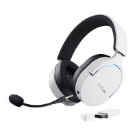 Miniatura 1 de HEADSET BLUETOOTH TRUST GAMING FAYZO GXT 491 BLANCO 25304 BT Y USB 2.4Ghz MICROFONO DESMONTABLE Y FLEXIBLE CARGA USB-C CONTROLES EN LA OREJA RGB