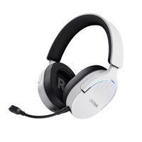 Miniatura 3 de HEADSET BLUETOOTH TRUST GAMING FAYZO GXT 491 BLANCO 25304 BT Y USB 2.4Ghz MICROFONO DESMONTABLE Y FLEXIBLE CARGA USB-C CONTROLES EN LA OREJA RGB