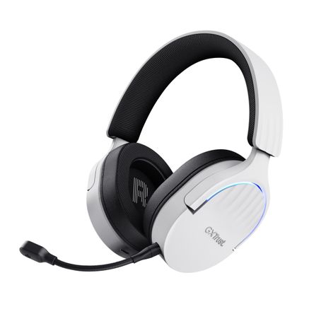 HEADSET BLUETOOTH TRUST GAMING FAYZO GXT 491 BLANCO 25304 BT Y USB 2.4Ghz MICROFONO DESMONTABLE Y FLEXIBLE CARGA USB-C CONTROLES EN LA OREJA RGB - Imagen 3 de 12 HEADSET BLUETOOTH TRUST GAMING FAYZO GXT 491 BLANCO 25304 BT Y USB 2.4Ghz MICROFONO DESMONTABLE Y FLEXIBLE CARGA USB-C CONTROLES EN LA OREJA RGB - Imagen 3 de 12