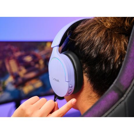HEADSET BLUETOOTH TRUST GAMING FAYZO GXT 491 LILA 25305 BT Y USB 2.4Ghz MICROFONO DESMONTABLE Y FLEX - Imagen 14 de 16 HEADSET BLUETOOTH TRUST GAMING FAYZO GXT 491 LILA 25305 BT Y USB 2.4Ghz MICROFONO DESMONTABLE Y FLEX - Imagen 14 de 16