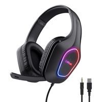 Miniatura 3 de HEADSET TRUST GAMING  GXT416 ZIROX  CONEXION AUDIO Y MICROF DE 3,5 MMN PUERTO USB-A PARA LA ILUMIN