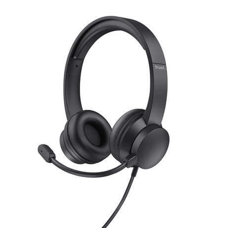 HEADSET TRUST HS-201 25373 USB MICROFONO PLEGABLE DIADEMA AJUSTABLE - Imagen 1 de 9 HEADSET TRUST HS-201 25373 USB MICROFONO PLEGABLE DIADEMA AJUSTABLE - Imagen 1 de 9