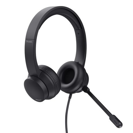 HEADSET TRUST HS-201 25373 USB MICROFONO PLEGABLE DIADEMA AJUSTABLE - Imagen 3 de 9 HEADSET TRUST HS-201 25373 USB MICROFONO PLEGABLE DIADEMA AJUSTABLE - Imagen 3 de 9