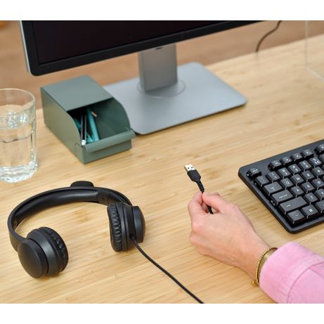 HEADSET TRUST HS-201 25373 USB MICROFONO PLEGABLE DIADEMA AJUSTABLE - Imagen 9 de 9 HEADSET TRUST HS-201 25373 USB MICROFONO PLEGABLE DIADEMA AJUSTABLE - Imagen 9 de 9