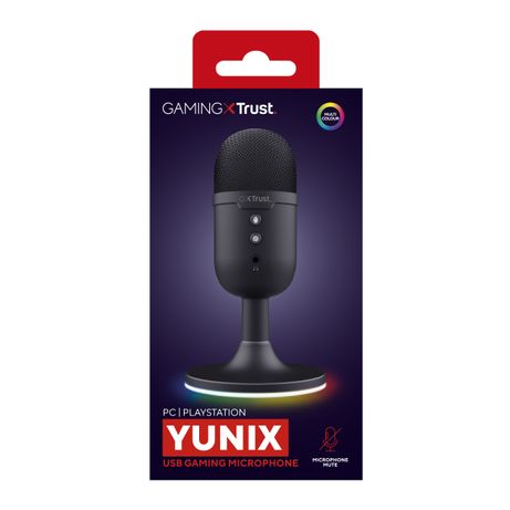 MICROFONO TRUST GXT 234 YUNIX NEGRO USB CABLE 180cm RGB SALIDA AURICULARES BOTON MUTE - Imagen 8 de 11 MICROFONO TRUST GXT 234 YUNIX NEGRO USB CABLE 180cm RGB SALIDA AURICULARES BOTON MUTE - Imagen 8 de 11