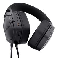 Miniatura 4 de HEADSET TRUST GXT 492 CARUS NEGRO CABLE 120cm JACK 3.5mm