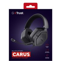 Miniatura 9 de HEADSET TRUST GXT 492 CARUS NEGRO CABLE 120cm JACK 3.5mm
