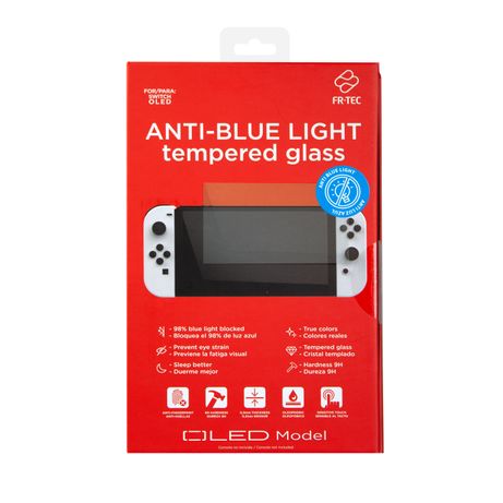 CRISTAL TEMPLADO FR-TEC ANTI LUZ AZUL | NINTENDO SWITCH OLED - Imagen 2 de 4 CRISTAL TEMPLADO FR-TEC ANTI LUZ AZUL | NINTENDO SWITCH OLED - Imagen 2 de 4