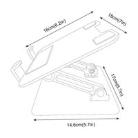 Miniatura 9 de AISENS Soporte de Sobremesa 7 13 Ajustable Para Portatil   Tablet  Plata
