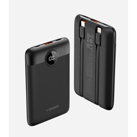 VEGER C11 VG W1170 PowerBank 10000mAh smallest PD20W with cables bulit in - Imagen 2 de 2 VEGER C11 VG W1170 PowerBank 10000mAh smallest PD20W with cables bulit in - Imagen 2 de 2