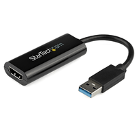 Miniatura 1 de Adaptador USB 3.0 a HDMI - 1080p (1920x1200) - Adaptador Conversor Compacto de USB-A a HDMI para Monitor - Adaptador Gráfico Externo de Vídeo - Negro