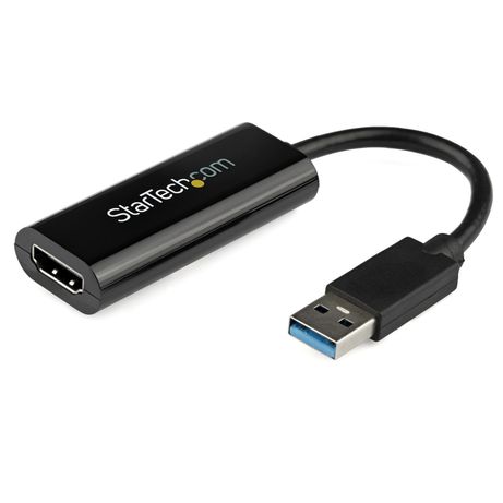 Adaptador USB 3.0 a HDMI - 1080p (1920x1200) - Adaptador Conversor Compacto de USB-A a HDMI para Monitor - Adaptador Gráfico Externo de Vídeo - Negro - Imagen 2 de 10 Adaptador USB 3.0 a HDMI - 1080p (1920x1200) - Adaptador Conversor Compacto de USB-A a HDMI para Monitor - Adaptador Gráfico Externo de Vídeo - Negro - Imagen 2 de 10