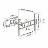 Miniatura 7 de SOPORTE DE PARED AISENS PANTALLAS 37P -70P NEGRO WT70TSLE-023