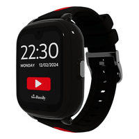 Miniatura 1 de SmartWatch SaveFamily Iconic Plus 2 Correa Silicona Estampada Negra Streamer 4G