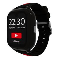 Miniatura 2 de SmartWatch SaveFamily Iconic Plus 2 Correa Silicona Estampada Negra Streamer 4G