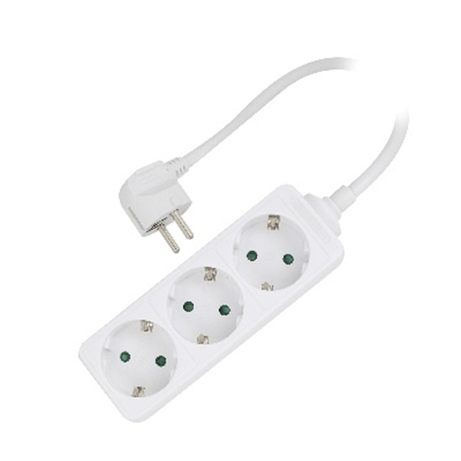 Ewent Ew3958 Regleta 3 tomas Blanco - Imagen 1 de 4 Ewent Ew3958 Regleta 3 tomas Blanco - Imagen 1 de 4