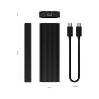Miniatura 4 de AISENS - CAJA EXTERNA M.2 (NGFF) ASM2-022B NVMe A USB3.2 GEN2, NEGRA