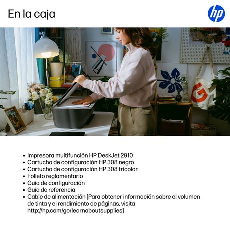 HP Multifunción A4Wifi Thermal Inkjet Dúplex DeskJet 2910 Inalámbrico All-in-One Color Impresora - Imagen 5 de 19 HP Multifunción A4Wifi Thermal Inkjet Dúplex DeskJet 2910 Inalámbrico All-in-One Color Impresora - Imagen 5 de 19
