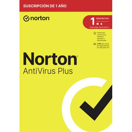 ANTIVIRUS NORTON PLUS 2GB ES 1 USER 1 DEVICE 12MO BOX - Imagen 2 de 3 ANTIVIRUS NORTON PLUS 2GB ES 1 USER 1 DEVICE 12MO BOX - Imagen 2 de 3