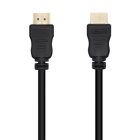 Miniatura 1 de AISENS Cable HDMI V1.4 Alta Velocidad 14+1 CCS, A/M-A/M, Negro, 1.0m