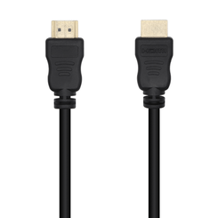 AISENS Cable HDMI V1.4 Alta Velocidad 14+1 CCS, A/M-A/M, Negro, 1.0m