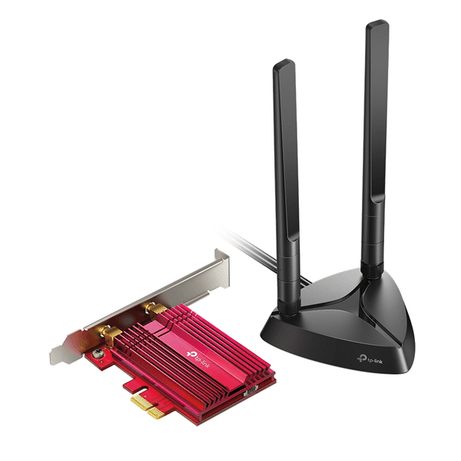 PCI EXPRESS WIFI 6 DUALBAND Y BLUETOOTH 5.0 TP-LINK ARCHER TX3000E WIFI 6 2402 Mbps (5 GHz) + 574 Mbps (2.4 GHz) Bluetooth 5.0 - Imagen 1 de 5 PCI EXPRESS WIFI 6 DUALBAND Y BLUETOOTH 5.0 TP-LINK ARCHER TX3000E WIFI 6 2402 Mbps (5 GHz) + 574 Mbps (2.4 GHz) Bluetooth 5.0 - Imagen 1 de 5