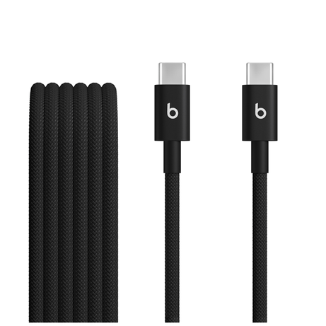 Beats USB-C to USB-C Woven Cable (1.5 m) - Bolt Black - Imagen 1 de 3 Beats USB-C to USB-C Woven Cable (1.5 m) - Bolt Black - Imagen 1 de 3