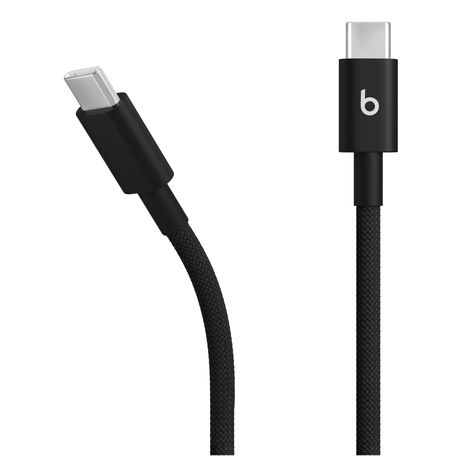 Beats USB-C to USB-C Woven Cable (1.5 m) - Bolt Black - Imagen 3 de 3 Beats USB-C to USB-C Woven Cable (1.5 m) - Bolt Black - Imagen 3 de 3