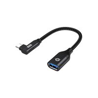 Miniatura 2 de ADAPTADOR USB-C CONCEPTRONIC ABBY19B A 1xUSB-A 3.2 10 Gbps HEMBRA OTG ANGULO DE 90º