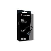 Miniatura 4 de ADAPTADOR USB-C CONCEPTRONIC ABBY19B A 1xUSB-A 3.2 10 Gbps HEMBRA OTG ANGULO DE 90º