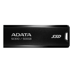 ADATA SC610 SSD Externo 500GB USB 3.2 Gen2 Negro ADATA SC610 SSD Externo 500GB USB 3.2 Gen2 Negro