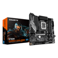 Miniatura 1 de GIGABYTE Intel  B760M GAMING X DDR4 GEN5 Placa Base – Compatible con procesadores Intel Core 14ª generación, VRM de 8+1+1 fases, hasta 3200 MHz DDR4,