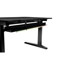 Miniatura 24 de MESA GAMING GENESIS HOLM MODULAR 120 RGB NEGRO 120X75 CM