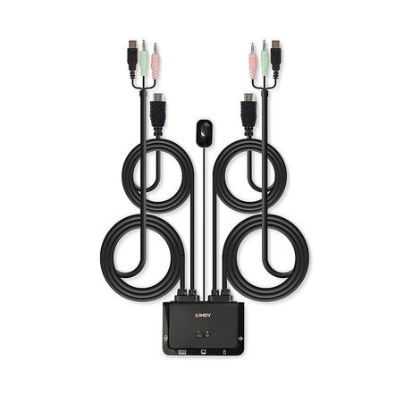 LINDY 2 PORT HDMI 10.2G, USB 2.0 & AUDIO KVM SWITCH (42340) - Imagen 4 de 6 LINDY 2 PORT HDMI 10.2G, USB 2.0 & AUDIO KVM SWITCH (42340) - Imagen 4 de 6