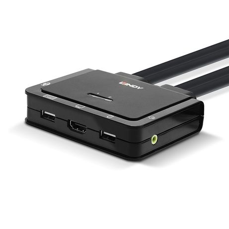 LINDY 2 PORT HDMI 10.2G, USB 2.0 & AUDIO KVM SWITCH (42340) - Imagen 5 de 6 LINDY 2 PORT HDMI 10.2G, USB 2.0 & AUDIO KVM SWITCH (42340) - Imagen 5 de 6