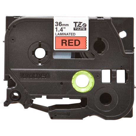 BROTHER Cinta laminada rojo/negro 36mm - Imagen 3 de 3 BROTHER Cinta laminada rojo/negro 36mm - Imagen 3 de 3