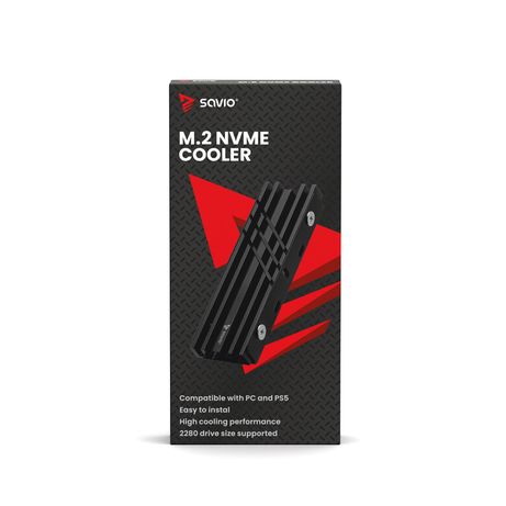 Savio Cooler M 2 NVMe 2280 AK 60 diskams Refrigerador de aire - Imagen 6 de 10 Savio Cooler M 2 NVMe 2280 AK 60 diskams Refrigerador de aire - Imagen 6 de 10