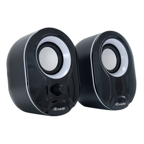 ALTAVOCES 2.0 EQUIP LIFE MINI 6W RMS COLOR NEGRO Y BLANCO JACK 3.5" CONTROL DE VOLUMEN ALIMETANCION USB - Imagen 1 de 5 ALTAVOCES 2.0 EQUIP LIFE MINI 6W RMS COLOR NEGRO Y BLANCO JACK 3.5" CONTROL DE VOLUMEN ALIMETANCION USB - Imagen 1 de 5