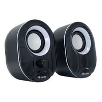 Miniatura 2 de ALTAVOCES 2.0 EQUIP LIFE MINI  6W RMS COLOR NEGRO Y BLANCO JACK 3.5"  CONTROL DE VOLUMEN ALIMETANCION USB