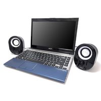 Miniatura 5 de ALTAVOCES 2.0 EQUIP LIFE MINI  6W RMS COLOR NEGRO Y BLANCO JACK 3.5"  CONTROL DE VOLUMEN ALIMETANCION USB